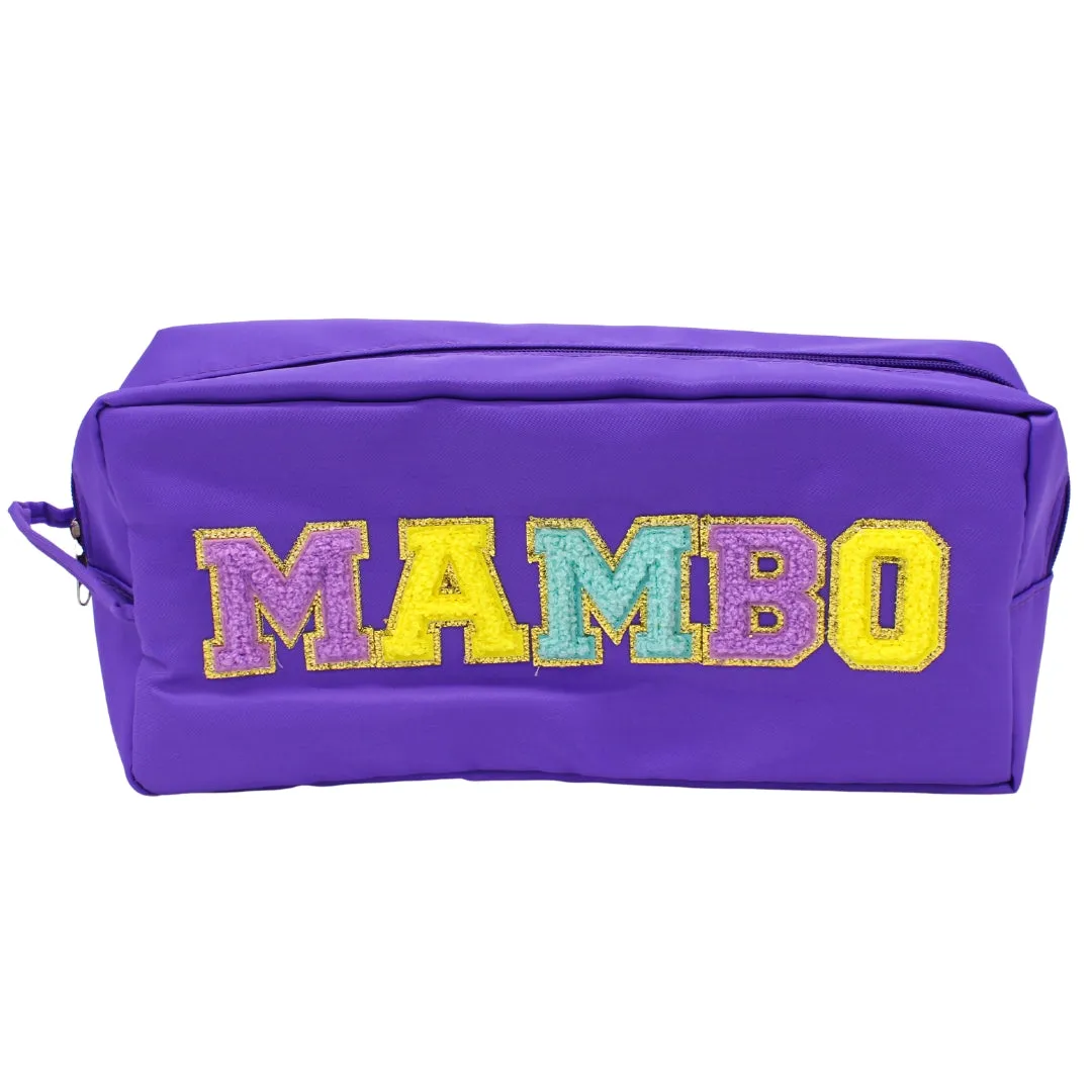 MAMBO Cosmetic Bag - 12.5" x 6" (Each)