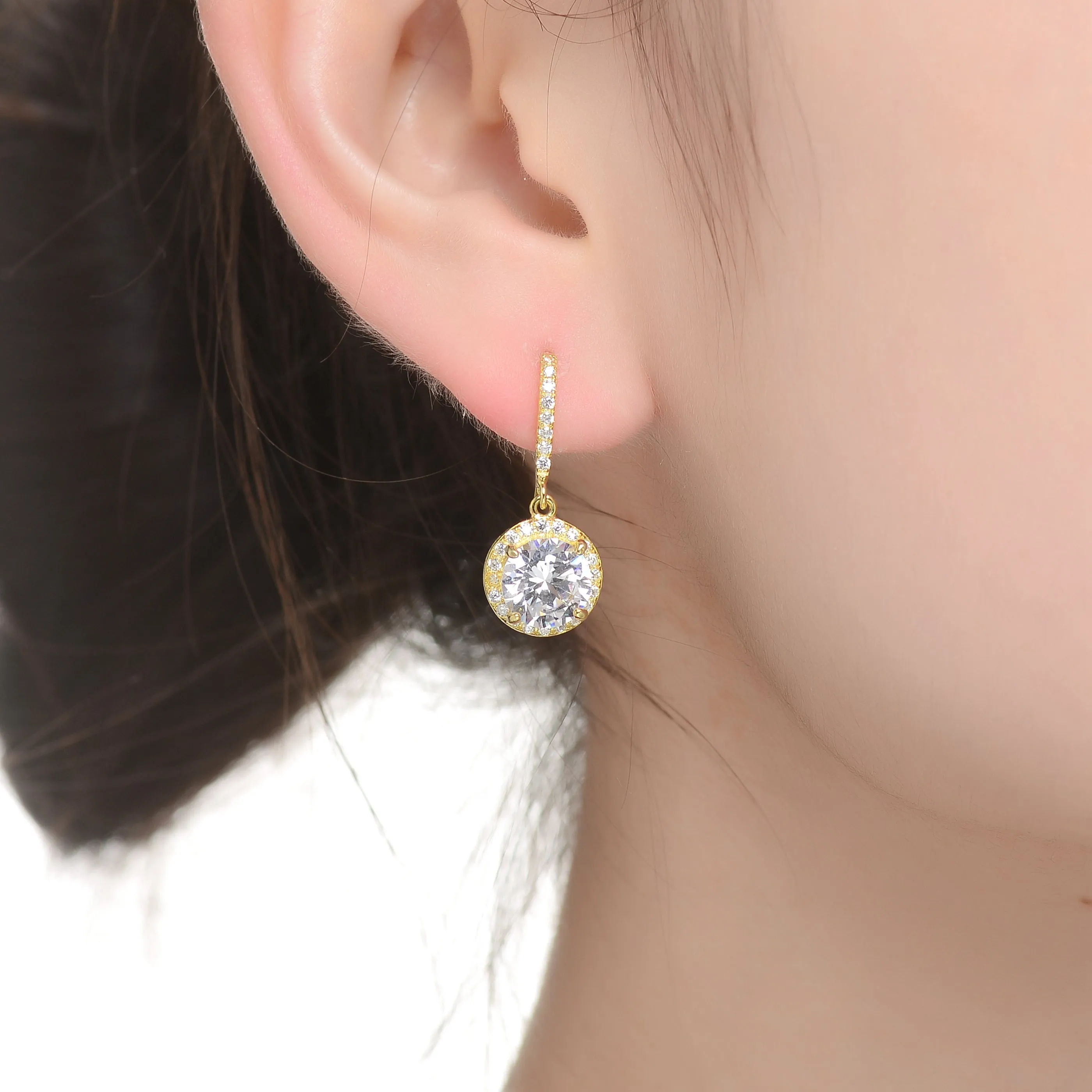 Marie Round Earrings