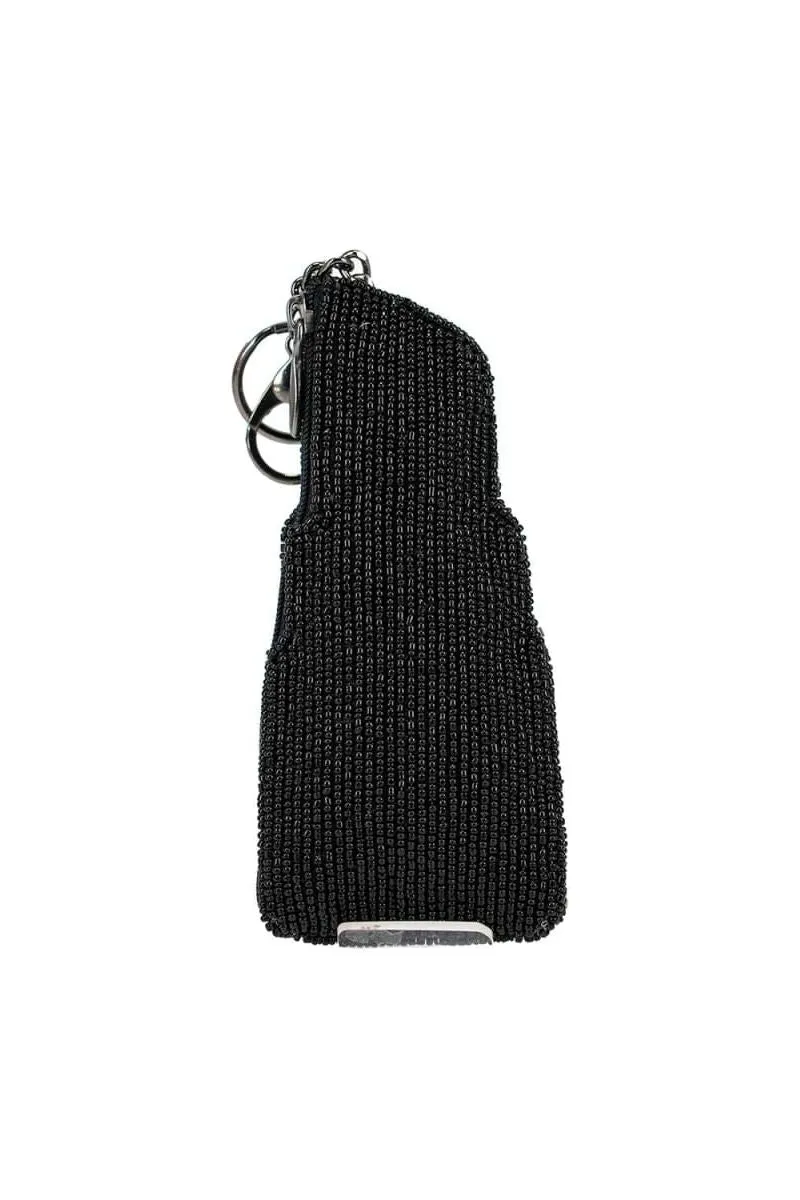 Mary Frances Glammed Up Beaded Coin Purse/Key Fob CP S001-829  | Lip Stick | Clearance Final Sale