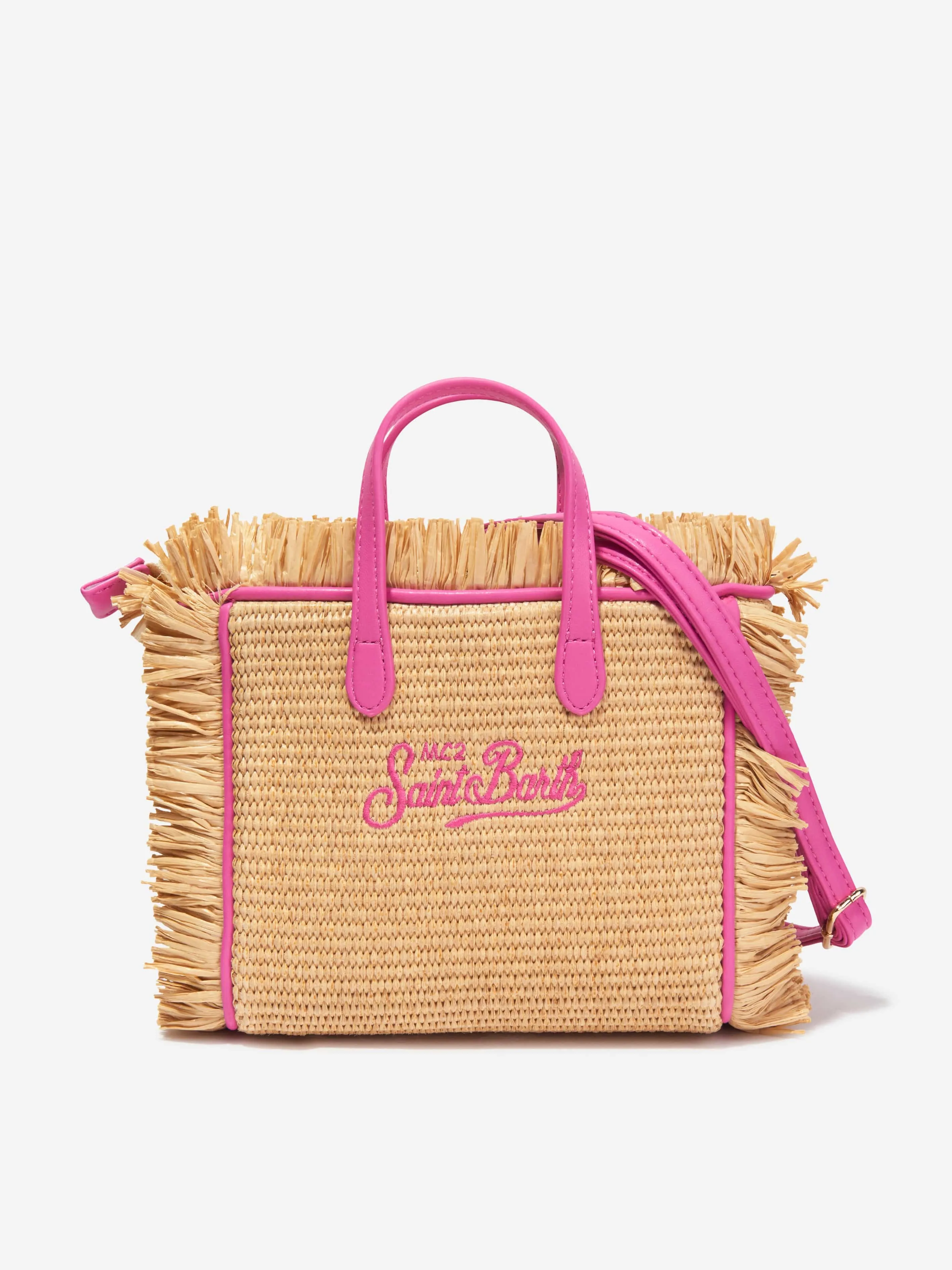 MC2 Saint Barth Girls Vanity Mini Straw Bag