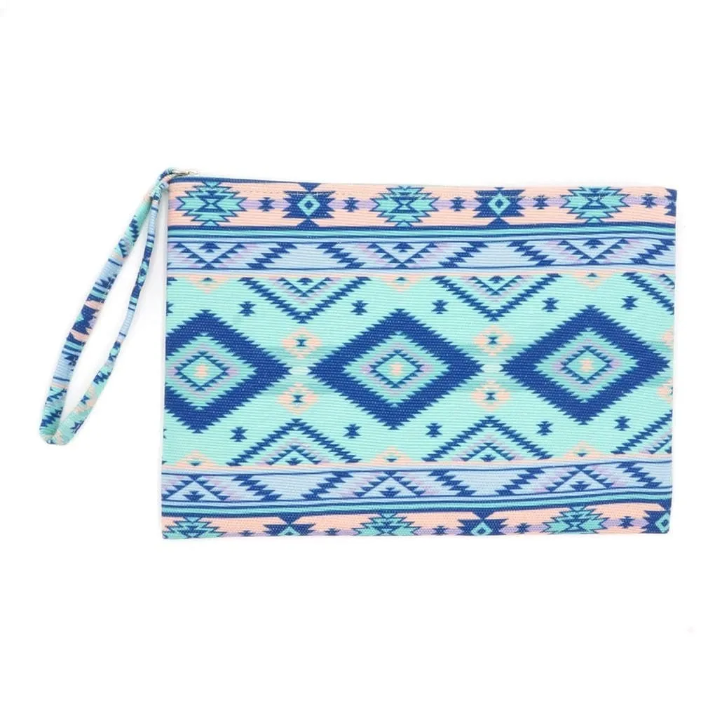 MP0140 Tribal Pattern Pouch/Make-up Bag