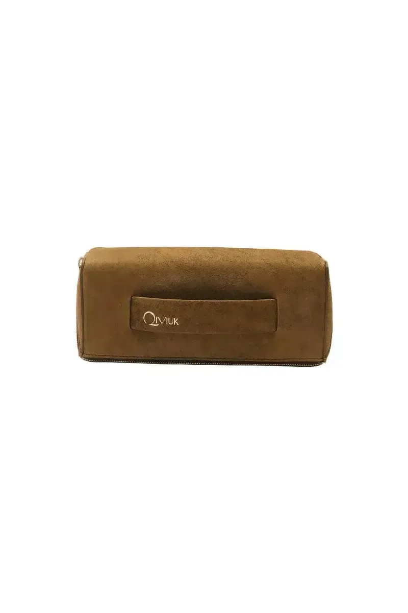 Muskox Leather Toiletry Bag - Le Feuillet