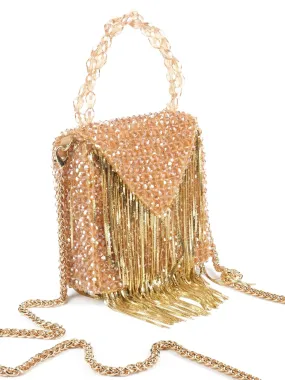 Natali Golden Embellished Mini Bag