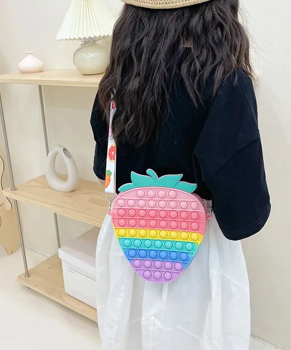 New Cute Fashion Rainbow Kids Messenger Bag IU014