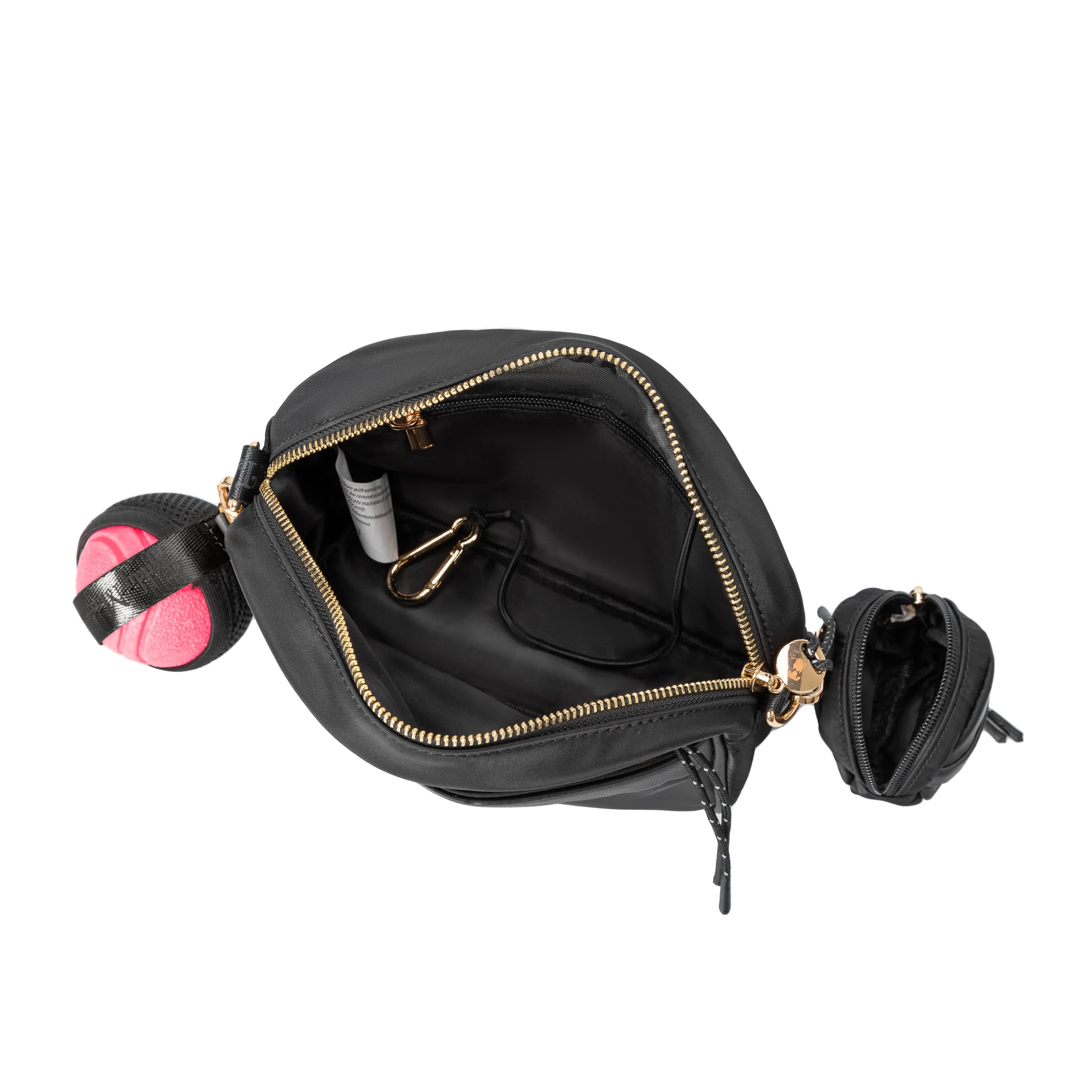 NEW! 'The Adventurer' Black Luxury Dog Walking Bag