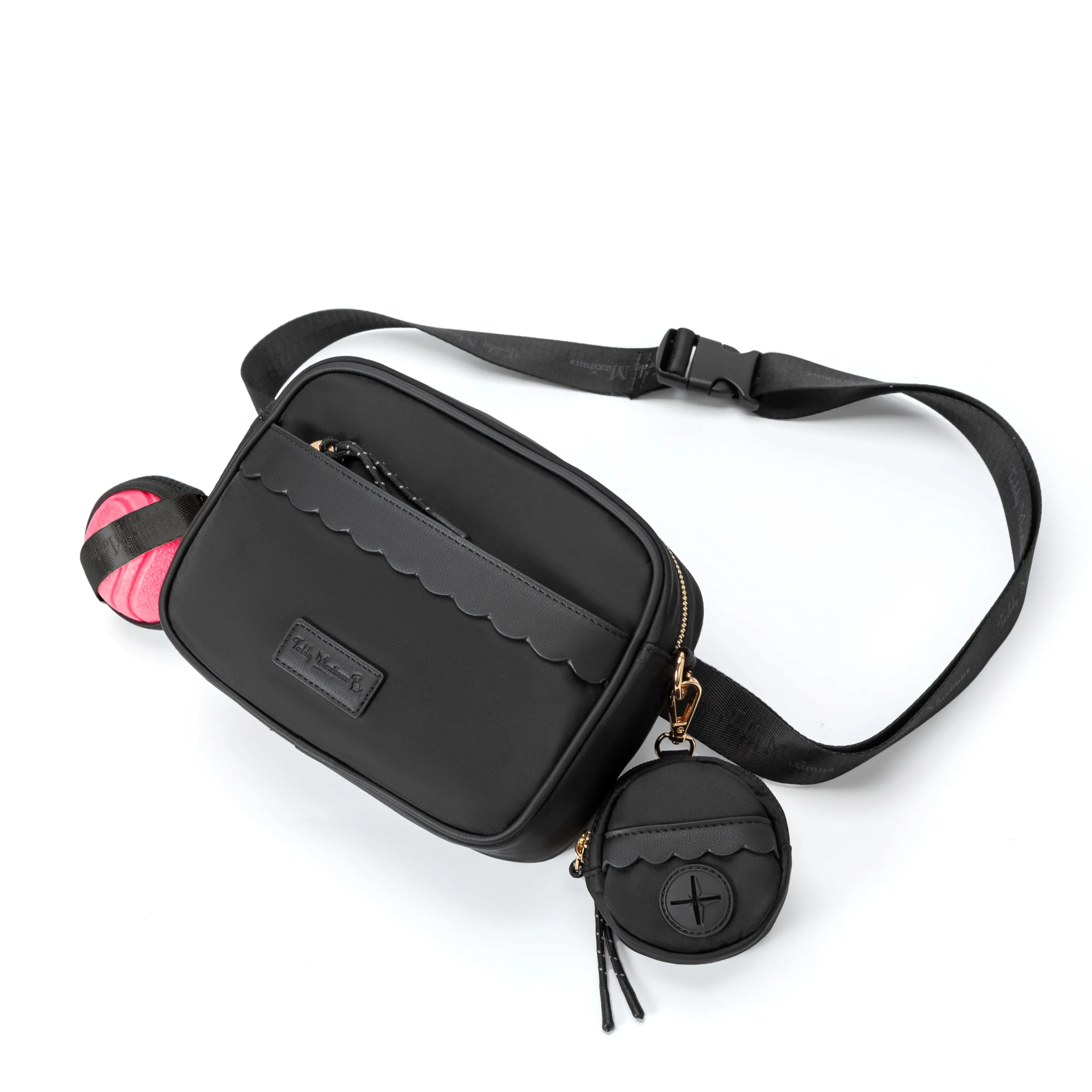 NEW! 'The Adventurer' Black Luxury Dog Walking Bag