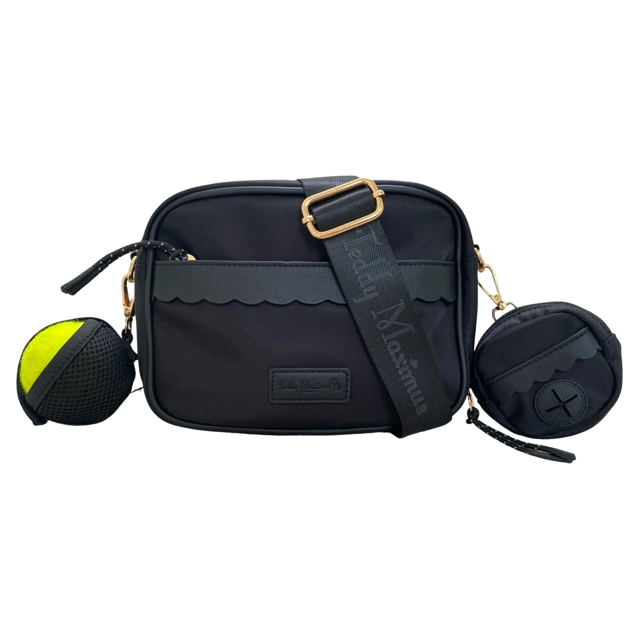 NEW! 'The Adventurer' Black Luxury Dog Walking Bag