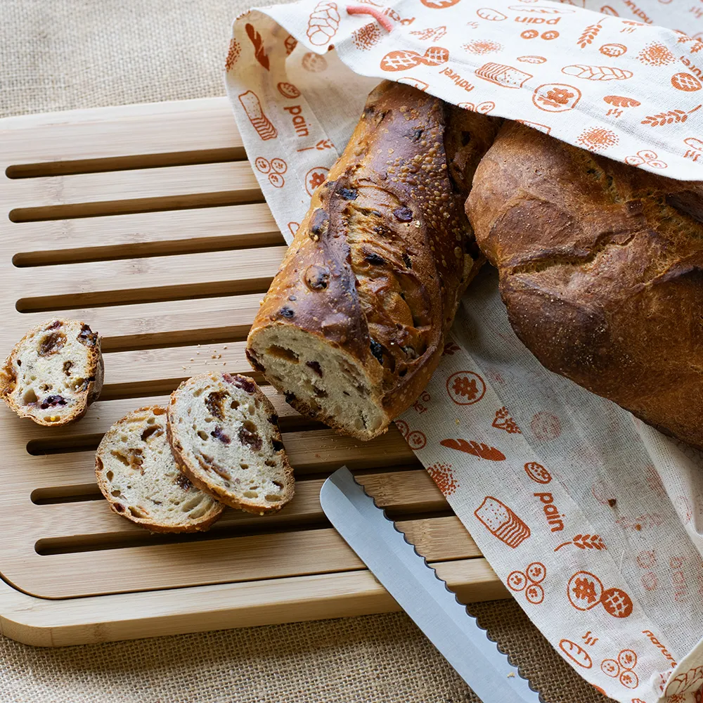 Organic Cotton Bread Loaf Bag