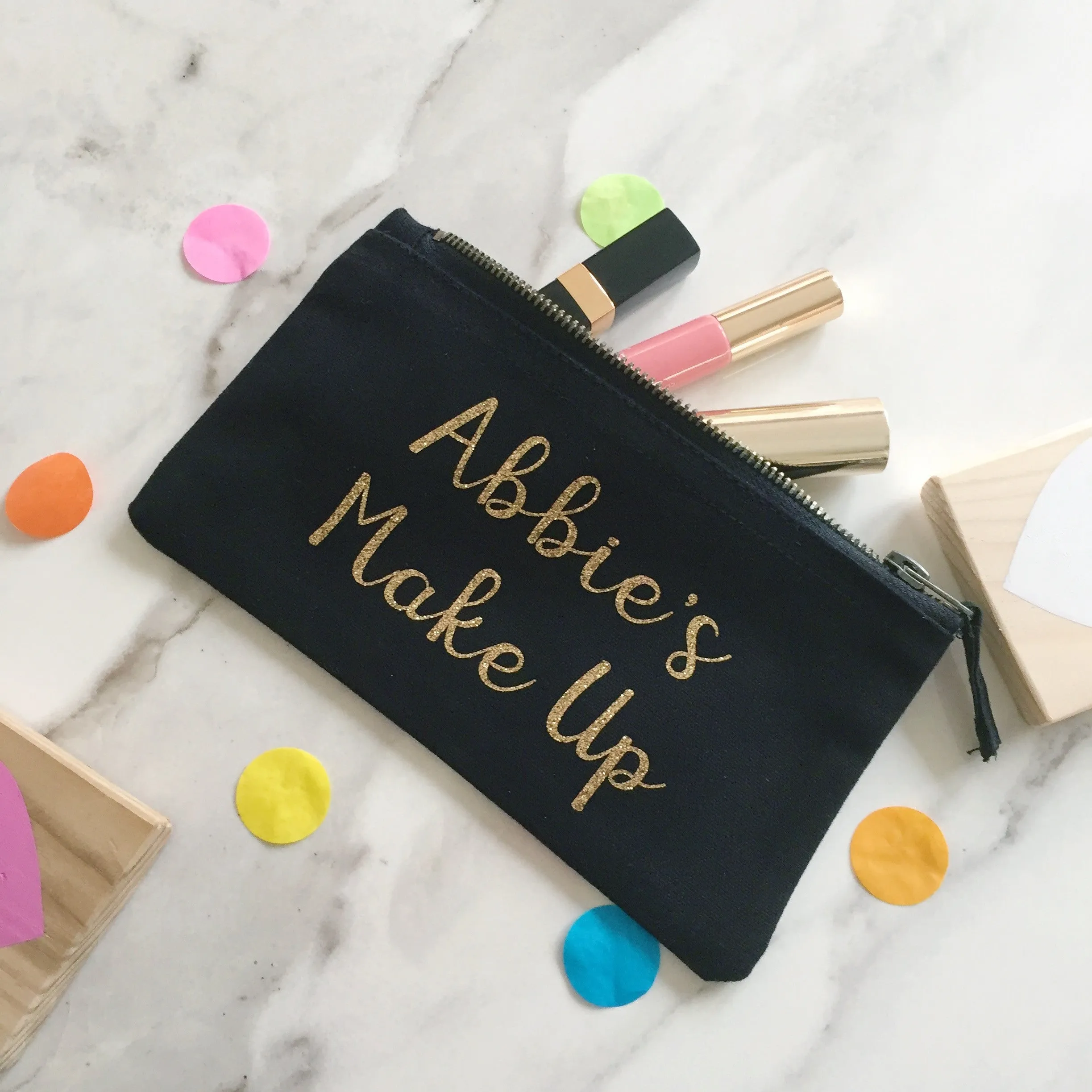 Personalised Make Up Toiletries Bag - Perfect Gift for Girls Mums &  Friends