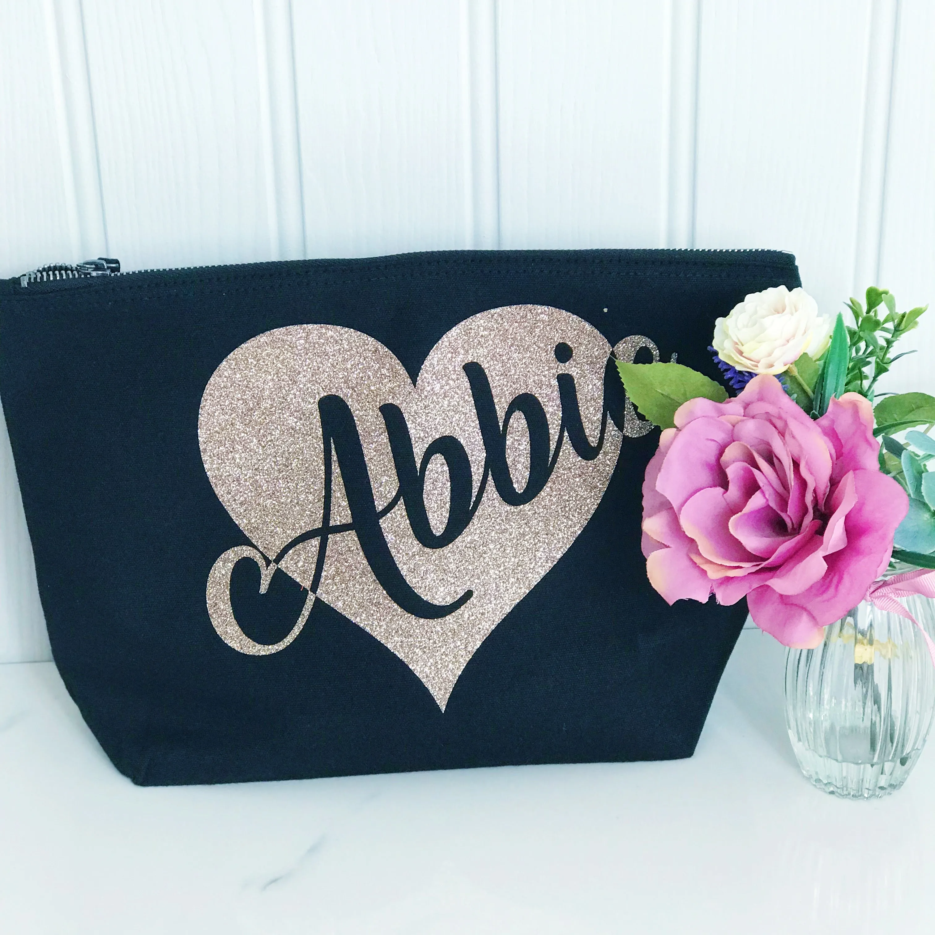 Personalised Make Up Toiletries Bag - Perfect Gift for Girls Mums &  Friends