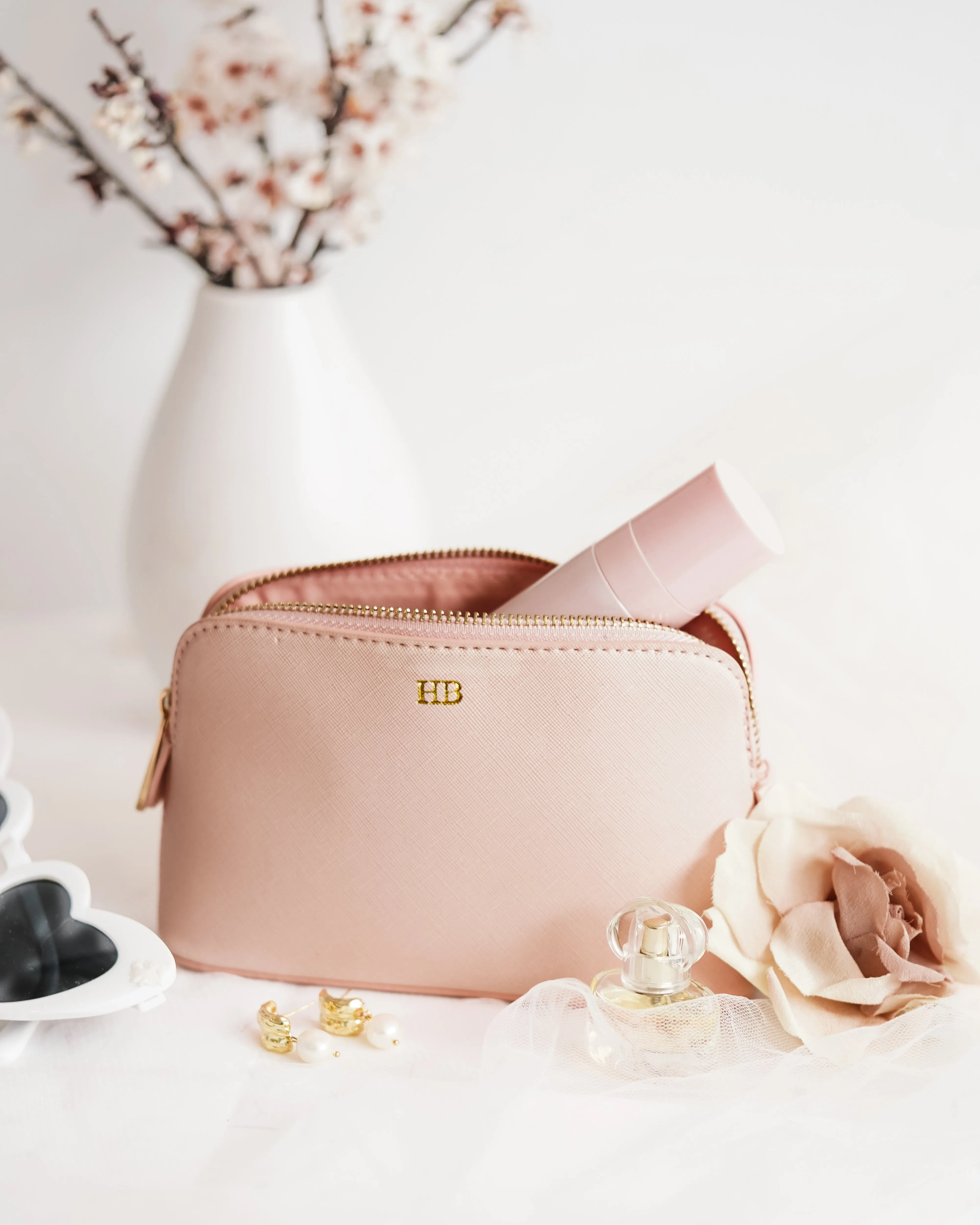 Personalised Makeup Bag - Blush