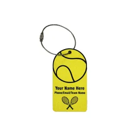 Personalized Tennis Bag Name - ID Tag