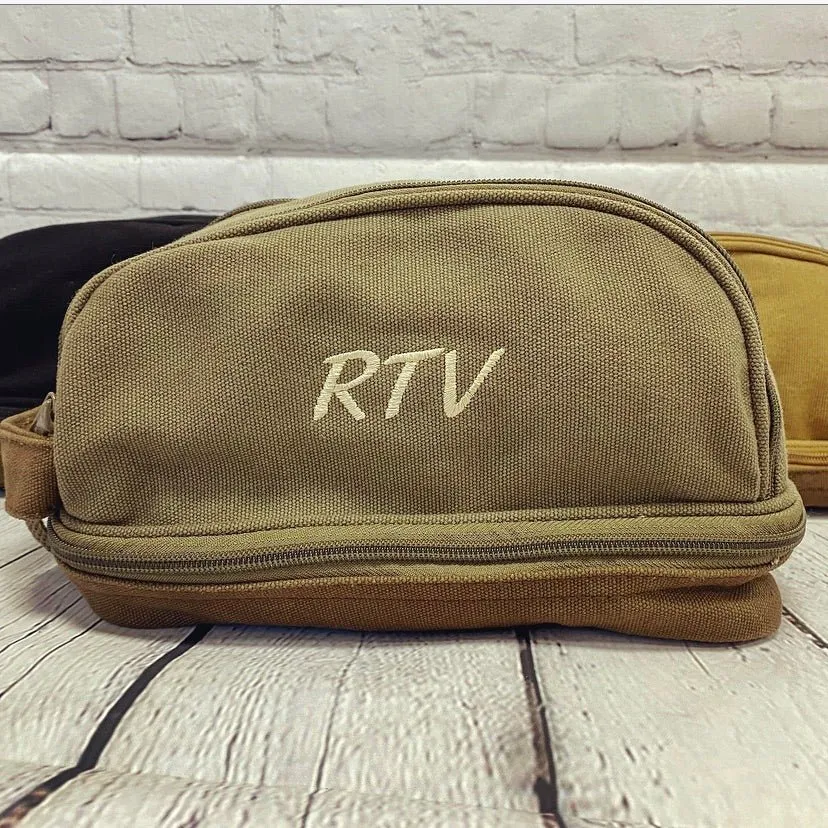 Personalized Traveler's Toiletry Bag