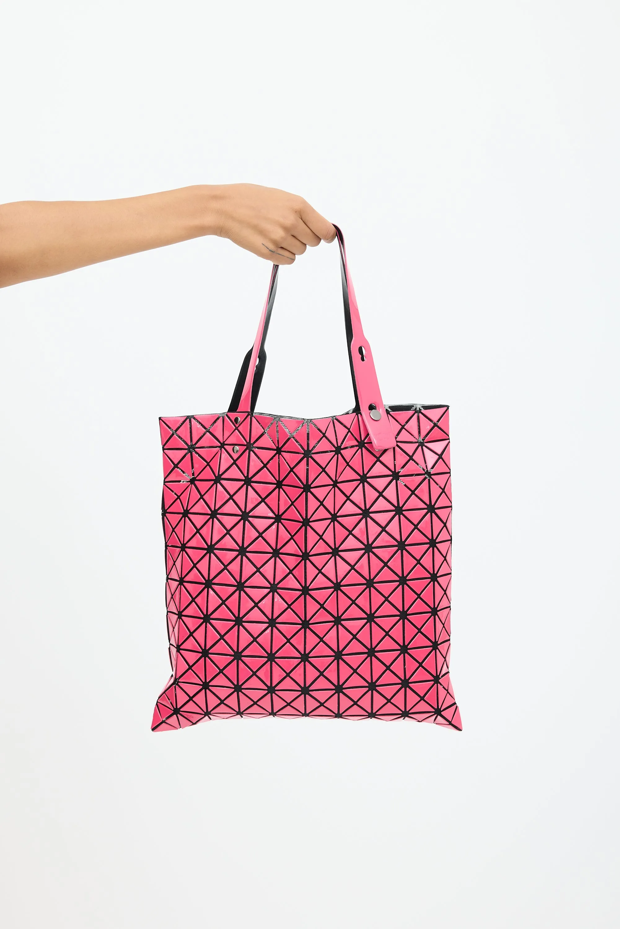 Pink Lucent Prism Tote Bag