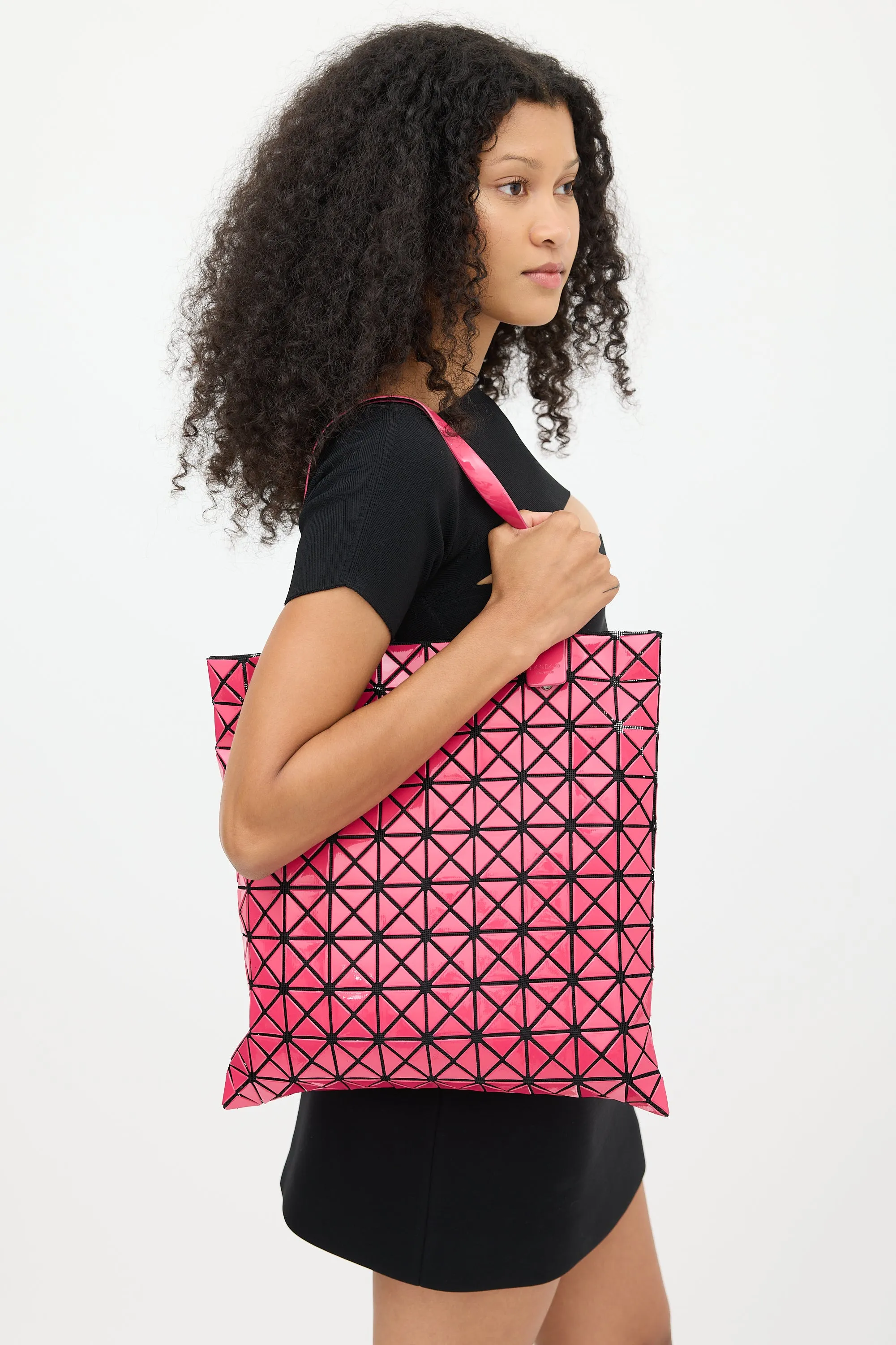 Pink Lucent Prism Tote Bag