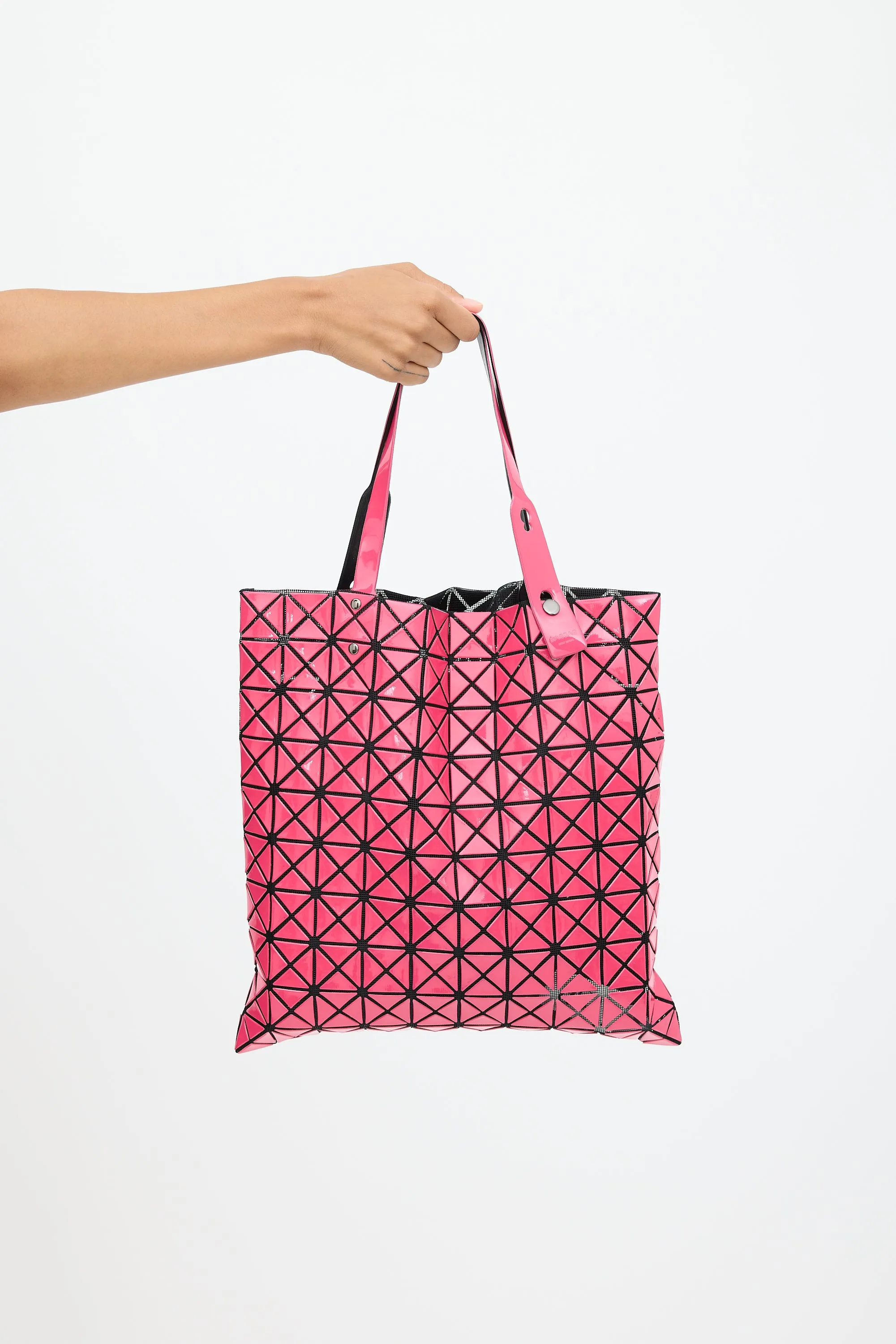 Pink Lucent Prism Tote Bag