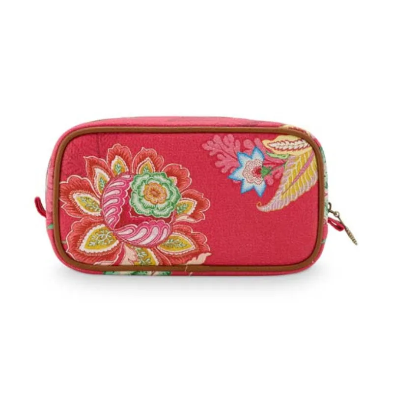 PIP Studio Jambo Flower Red Small Square Beauty Bag