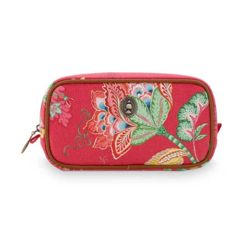 PIP Studio Jambo Flower Red Small Square Beauty Bag