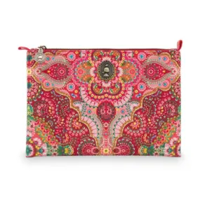 PIP Studio Moon Delight Red Flat Beauty Pouch