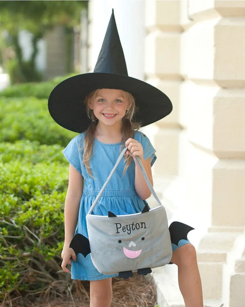 Plush Bat trick or treat buckets