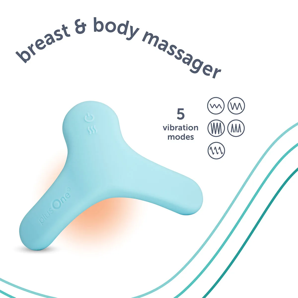 plusOne® breast and body massager