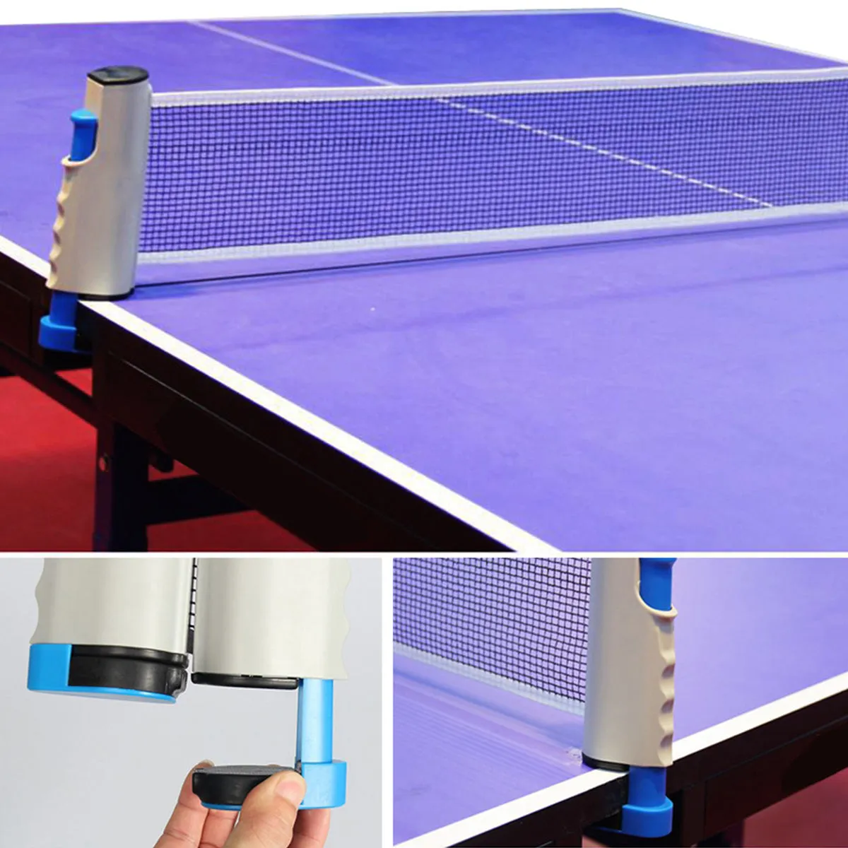 Portable Retractable Ping Pong Net Rack for Home and Office