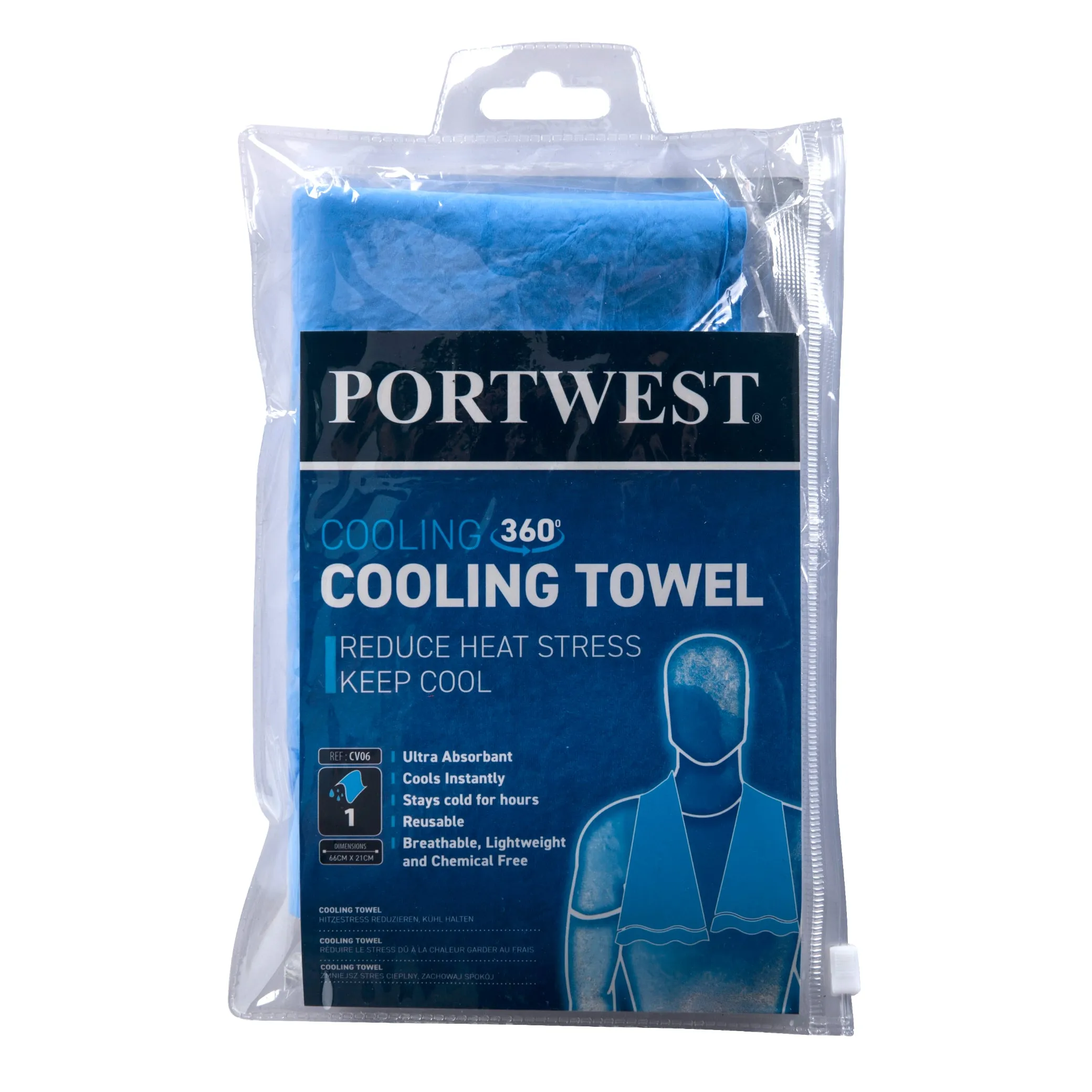 PORTWEST® Cooling Towel - Blue CV06