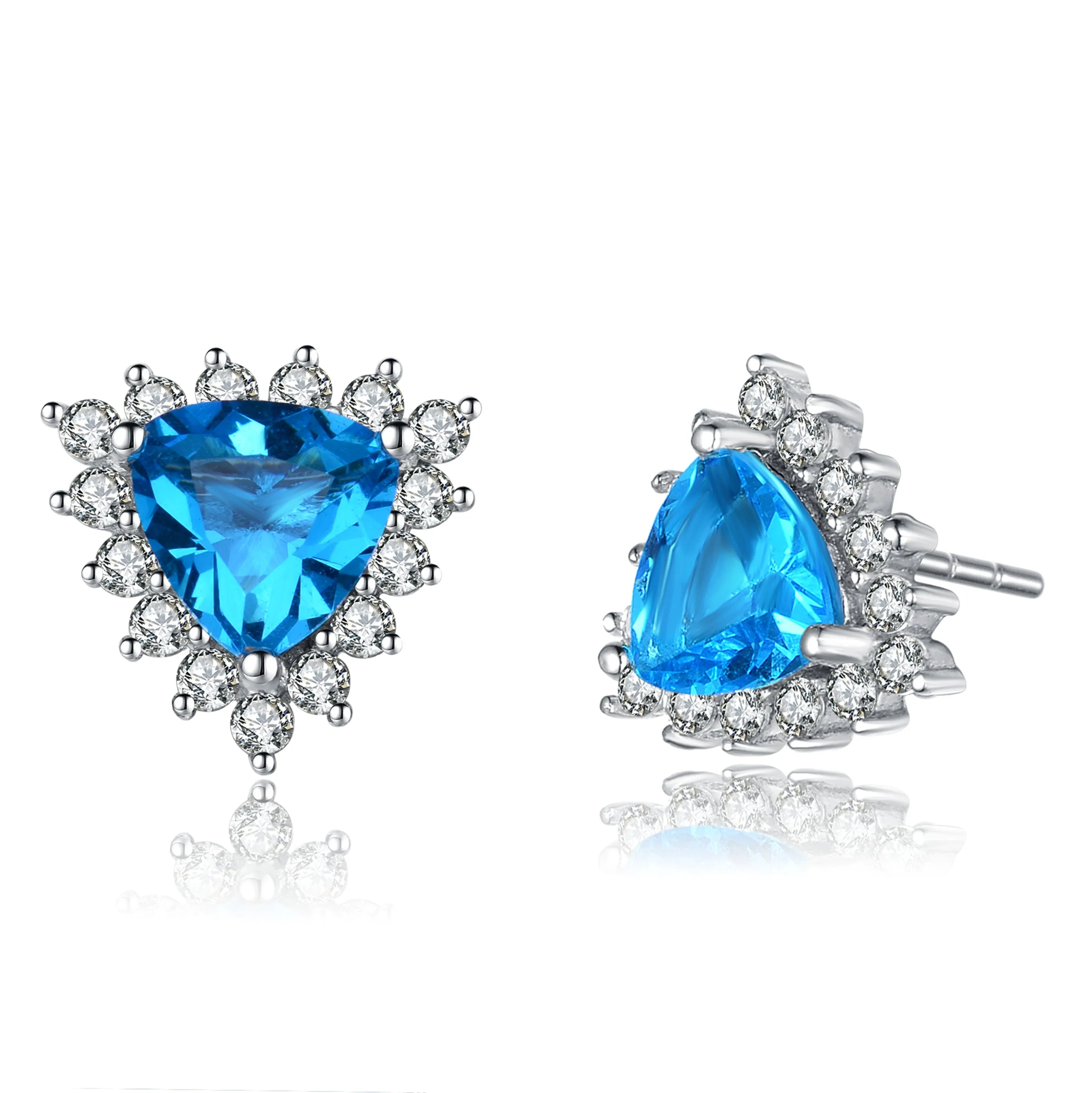 Provence Blue Cubic Zirconia Earrings