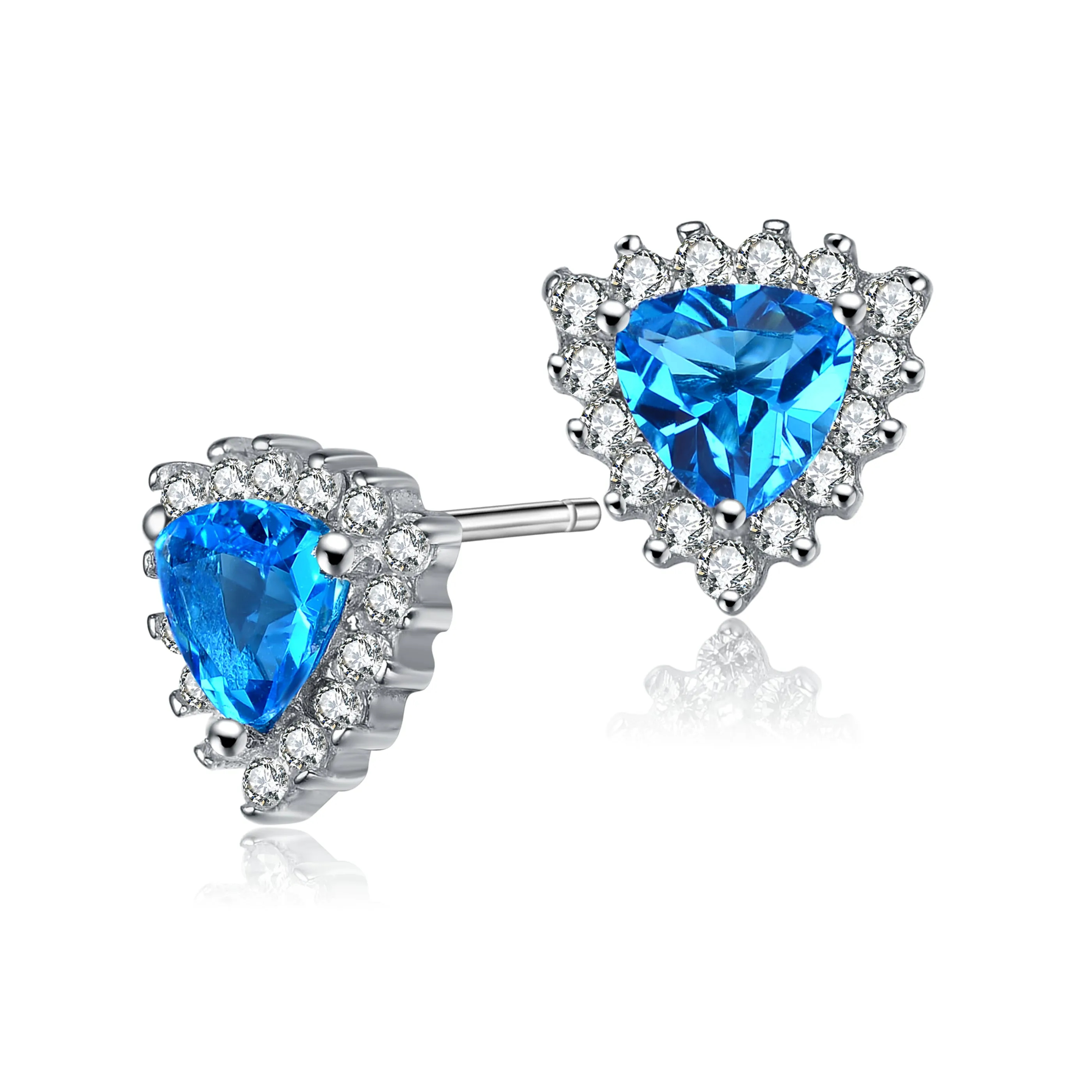 Provence Blue Cubic Zirconia Earrings