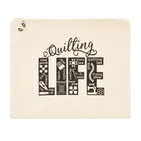 Quilting Life Canvas Notion Bag