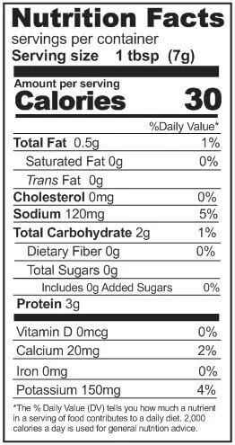 Rainy Day Foods Gluten-Free Imitation Bacon Flavored Bits TVP (Textured Vegetable Protein) 5 Gallon 16 lbs Super Pail - 1036 Servings