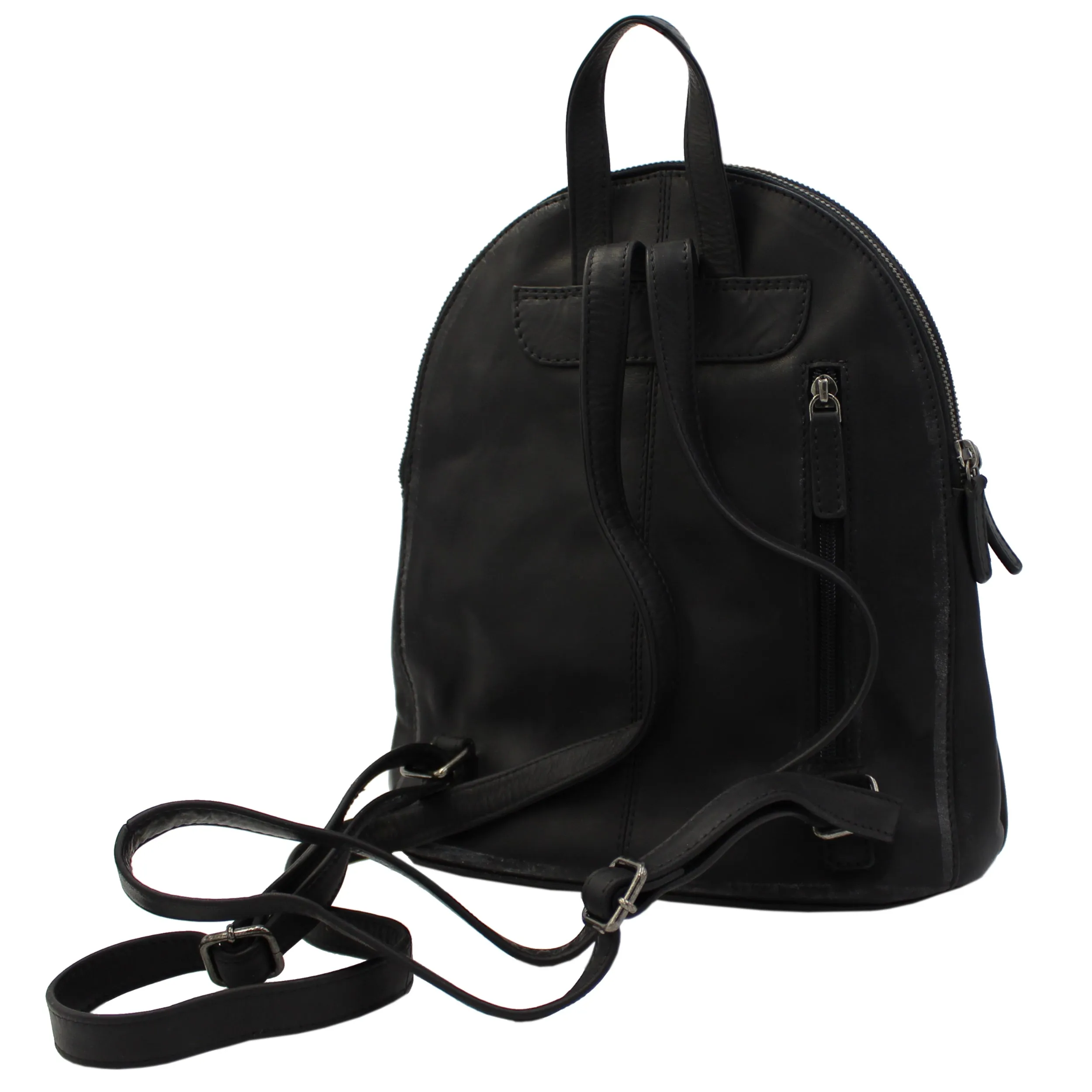 RE Leather Back Pack Purse (10"x 11.5"x 3")