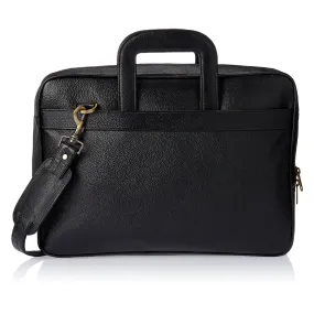 RL Leather Office Portfolio bag – Comfy slide handle