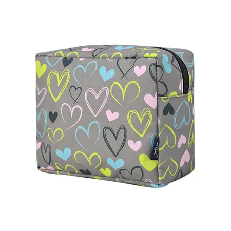 !SALE! Sweet Hearts NGIL Large Cosmetic Travel Pouch