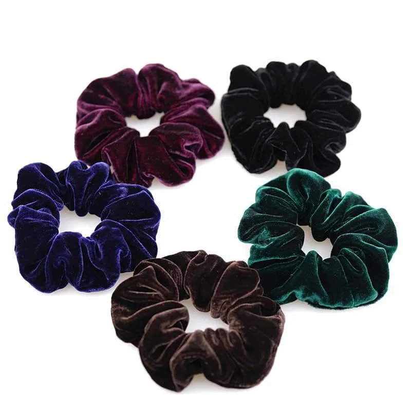 Silk Velvet Scrunchie Large