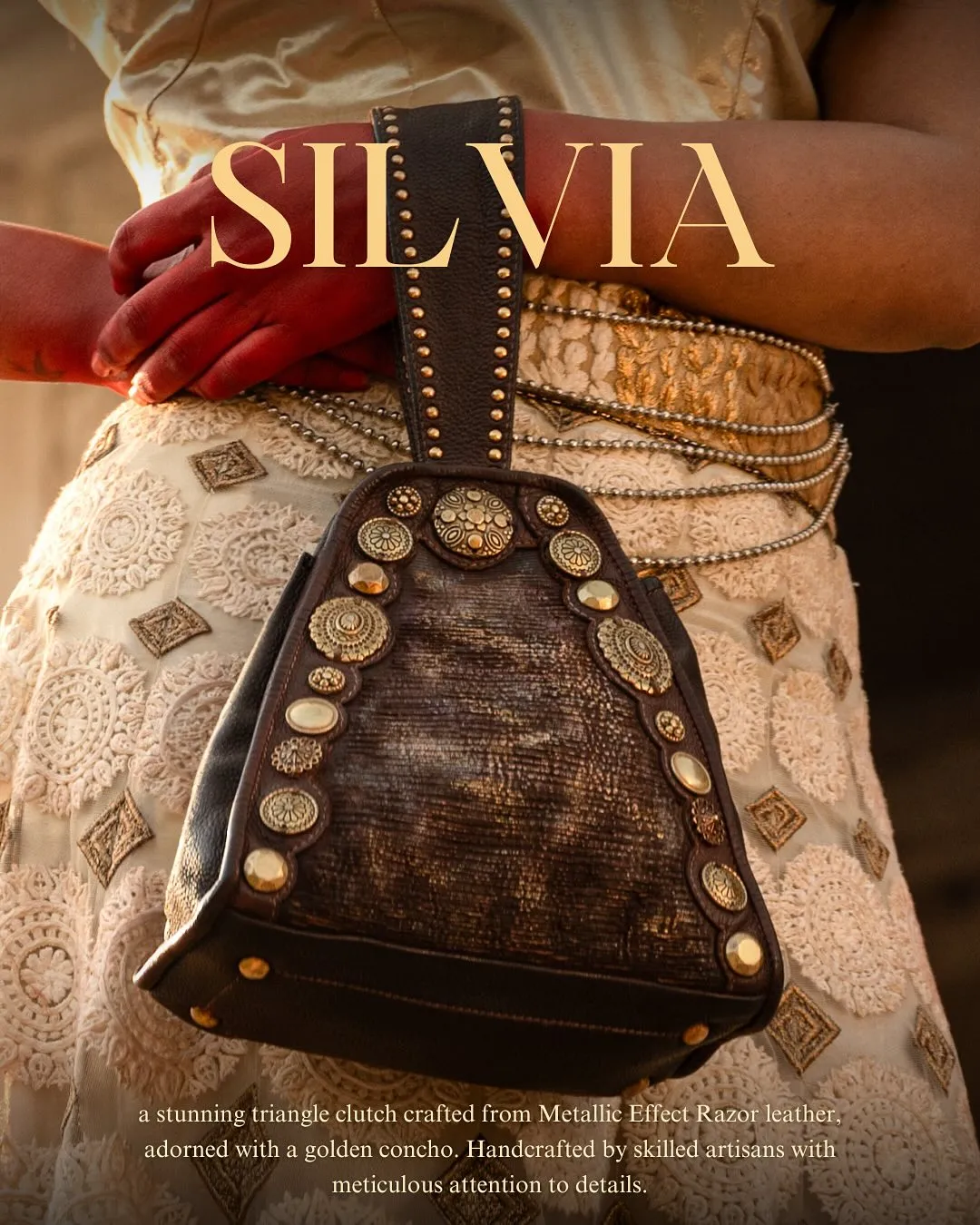 SILVIA: Brown Womens Real Leather Bucket Bag by Art N Vintage