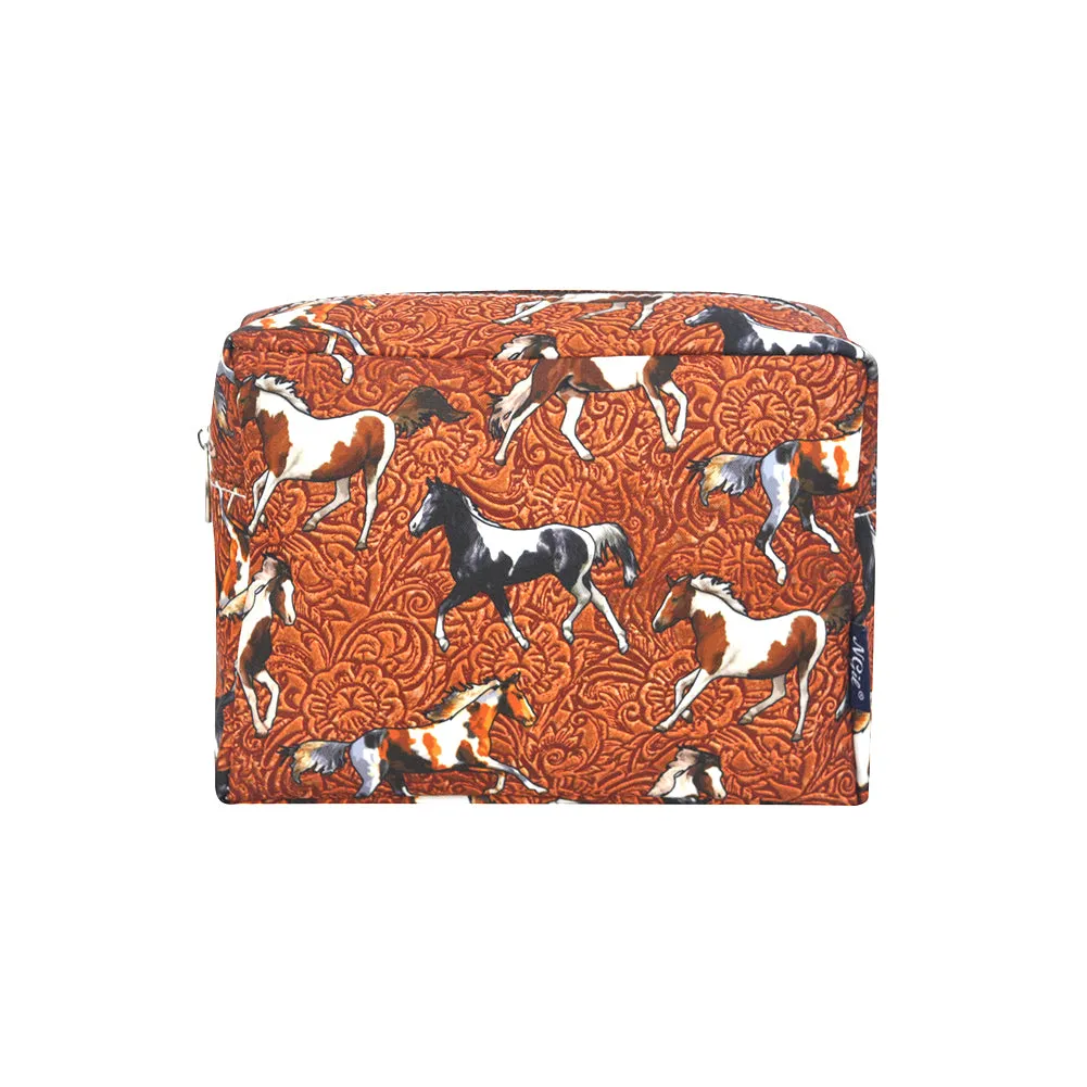 Spanish Saddle NGIL Large Cosmetic Travel Pouch