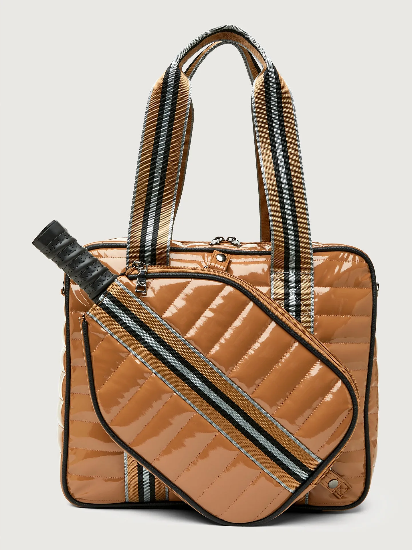 Sporty Spice Pickleball Bag - Dark Nude Patent