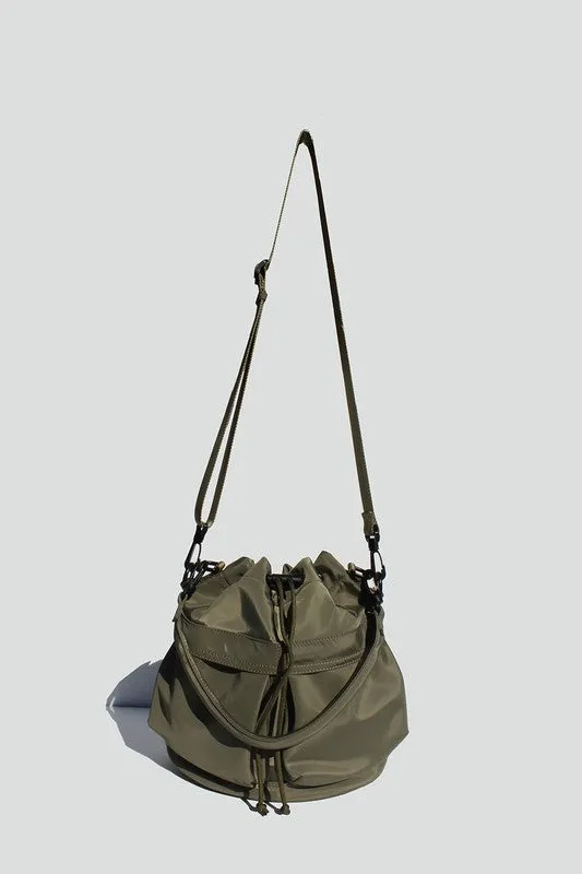 STREET LEVEL NYLON BUCKET BAG