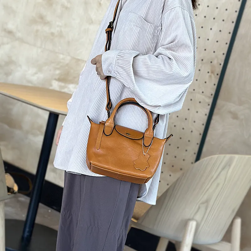 Stylish Ladies Genuine Leather Satchel Bags Cross Body Leather Handbag
