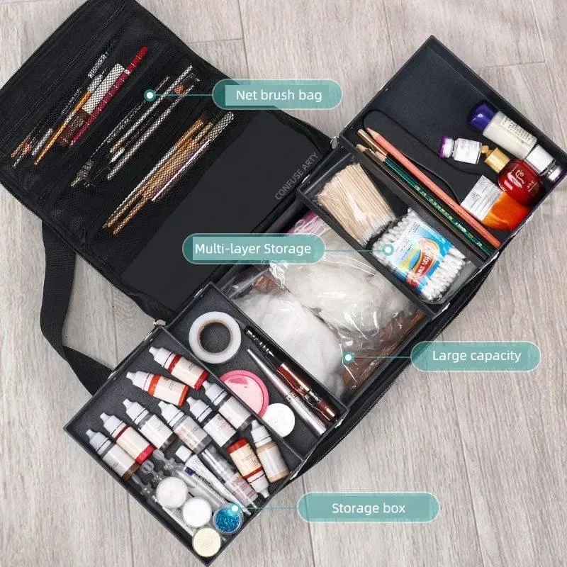 Stylish Multi-layer Cosmetic Organizer for Versatile Beauty Storage