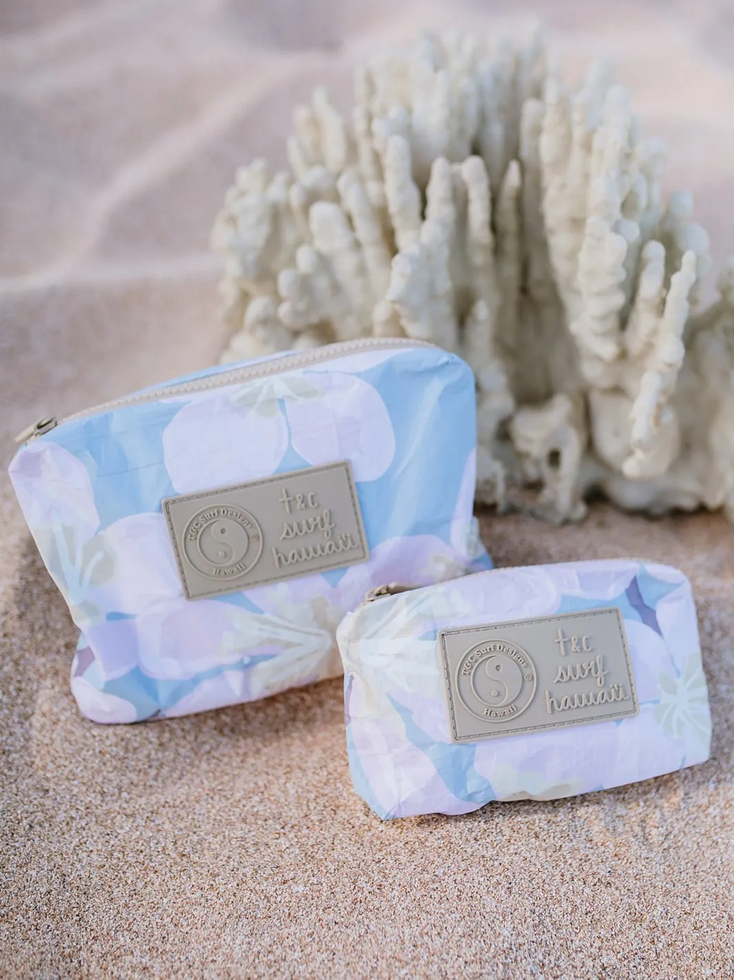 T&C Surf x Aloha Collection Painted Sakura Small Pouch