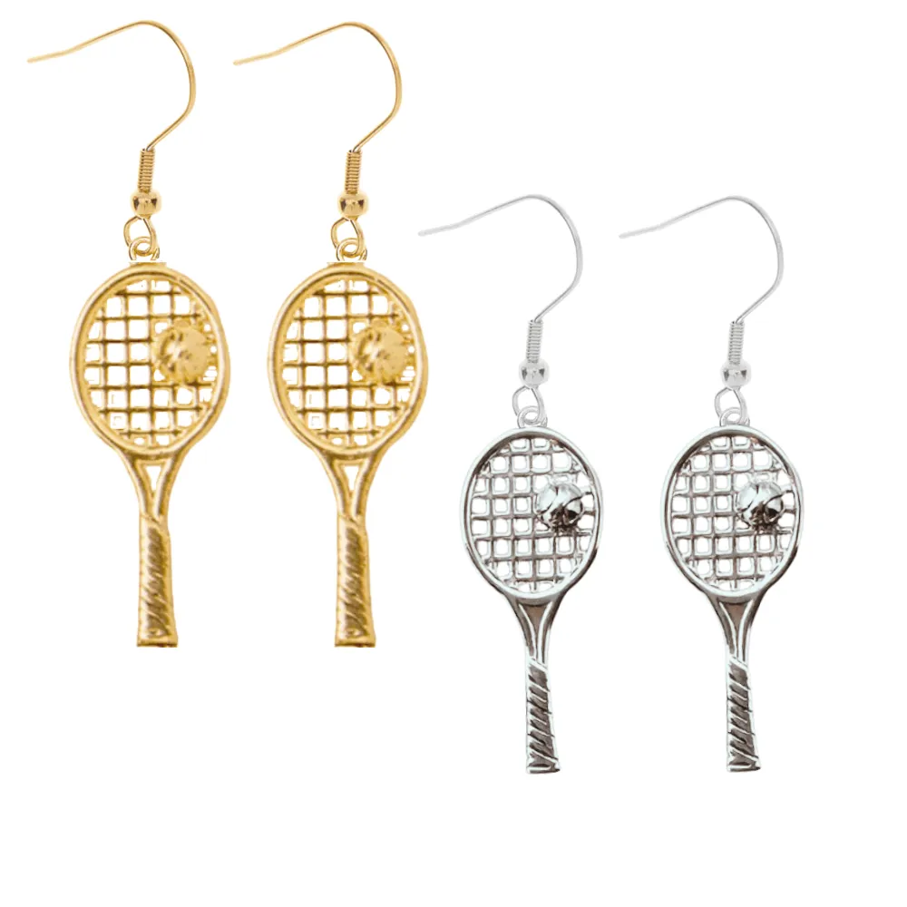 Tennis Racket Dangle Earrings