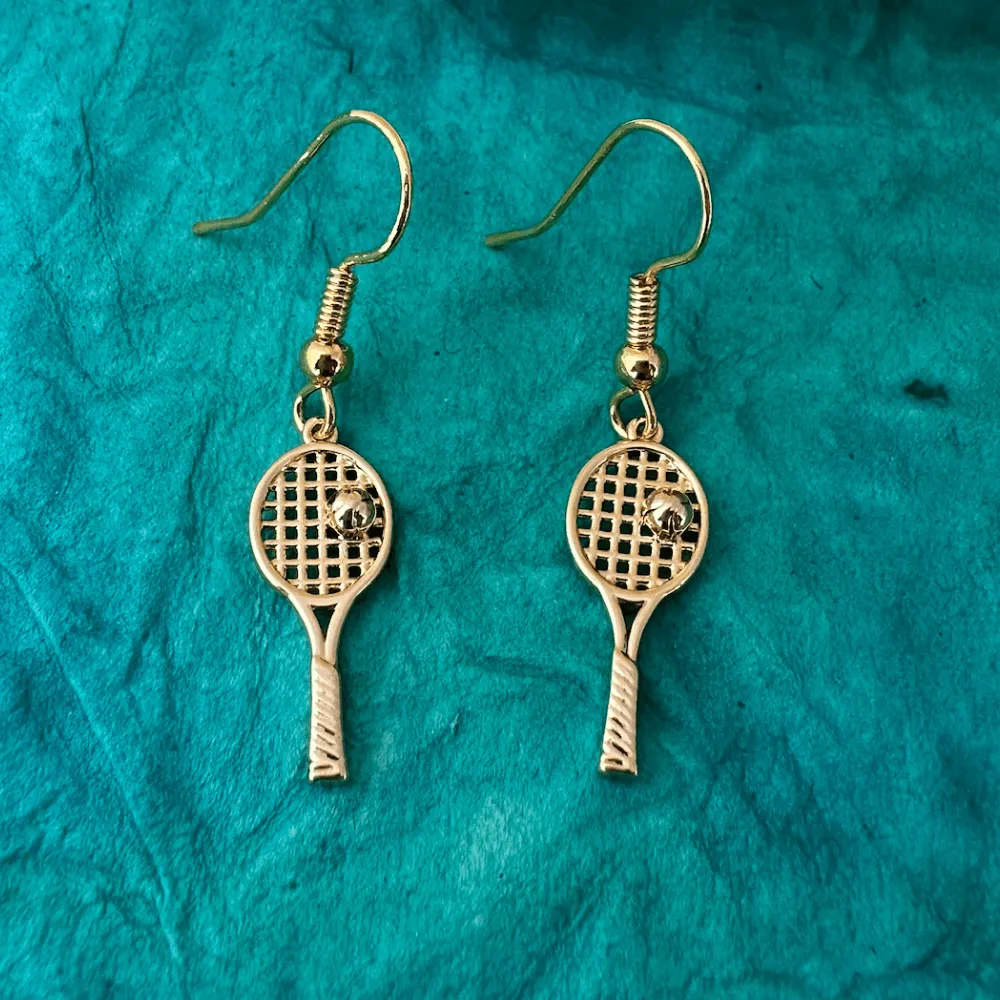 Tennis Racket Dangle Earrings