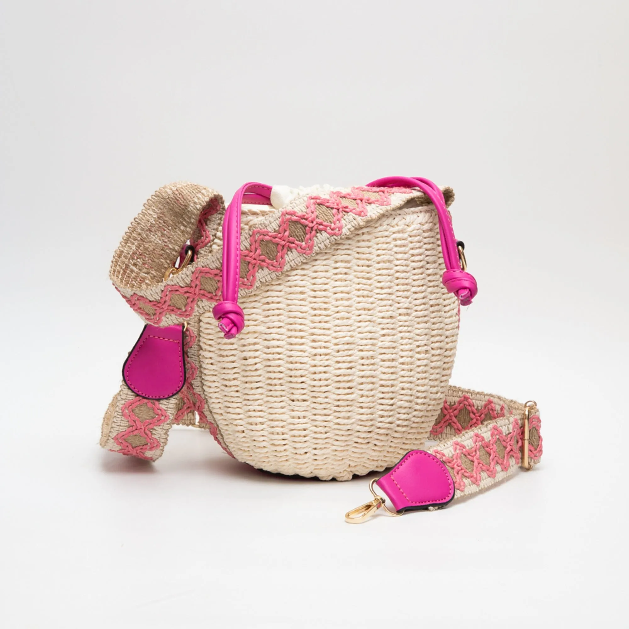 TG10621 Shaina Rattan Bucket Bag