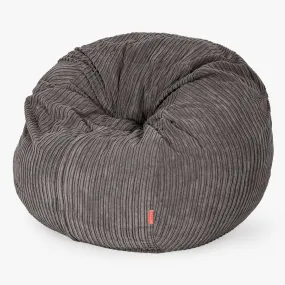 The Bean Bag Bed - Cord Graphite Grey