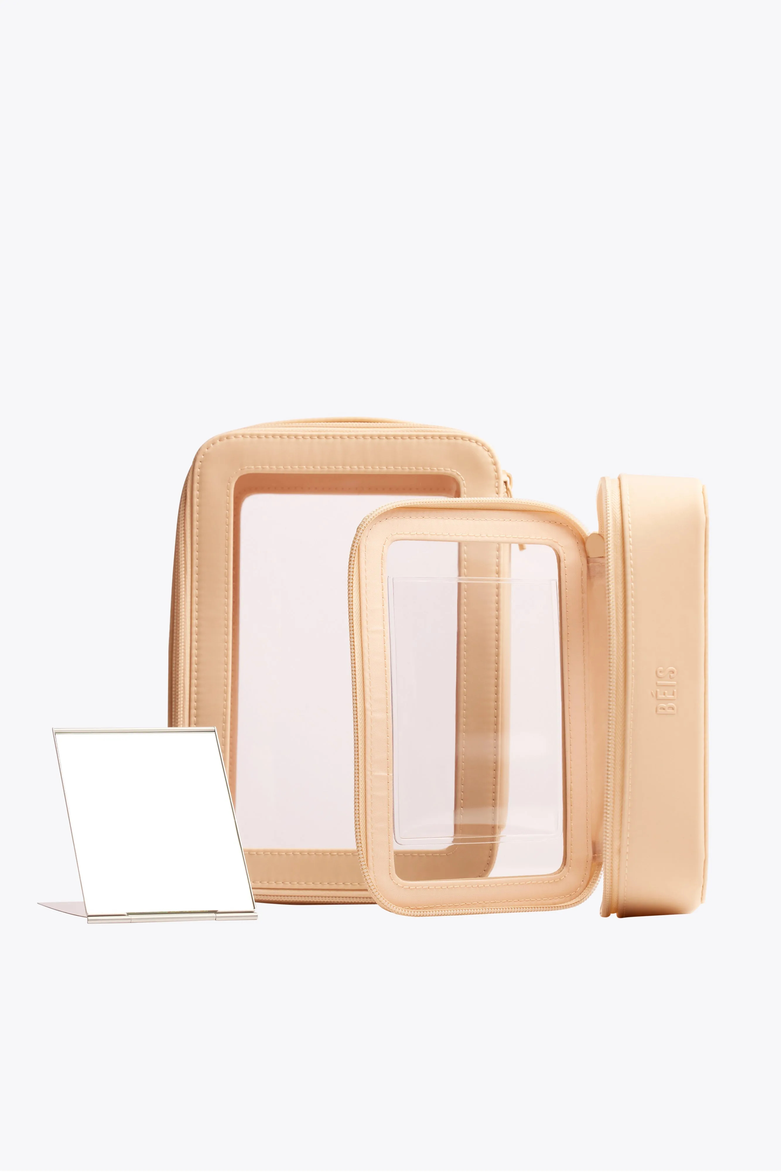 The In Flight Cosmetic Set in Beige