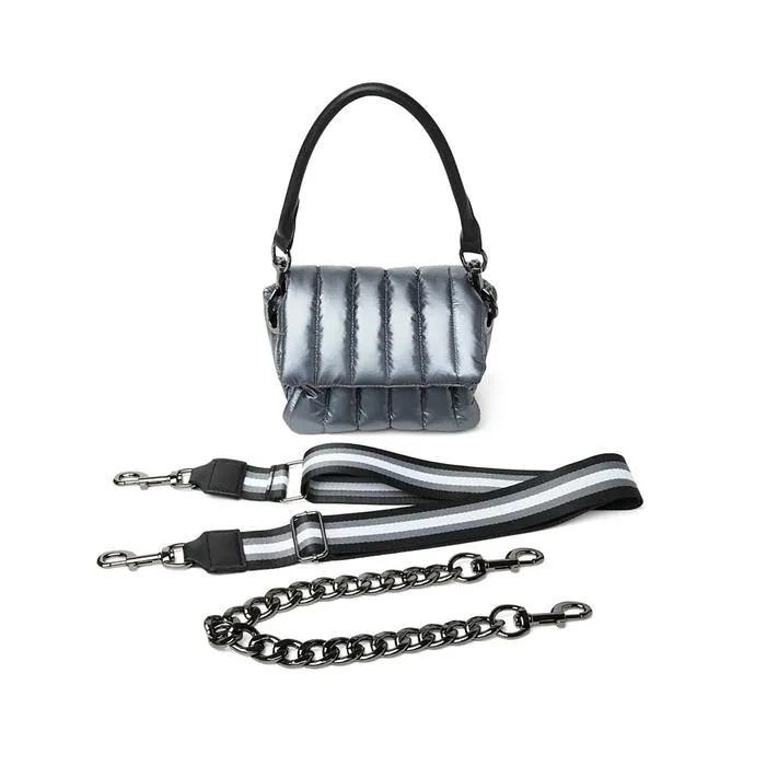 Think Royln - Petite Bar Bag in Pearl Grey