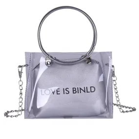 Trend Women Transparent Crossbody Bag