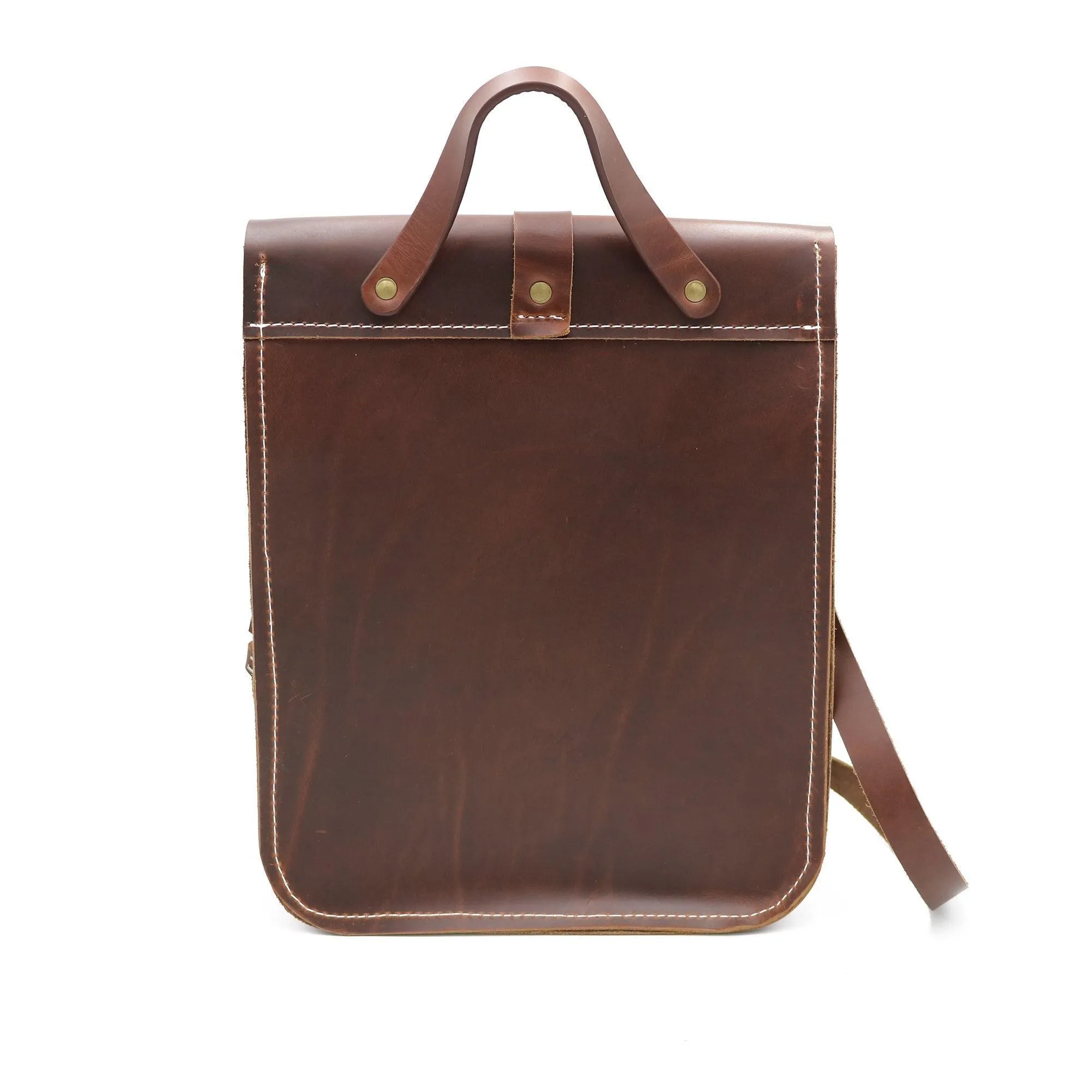 Unisex Messenger Bag - Oxford Xcel Leather